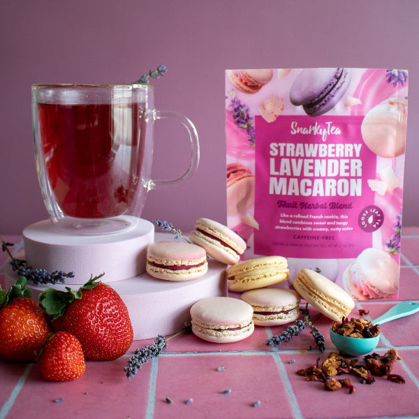 Strawberry Lavender Macaron - Fruit Herbal Blend