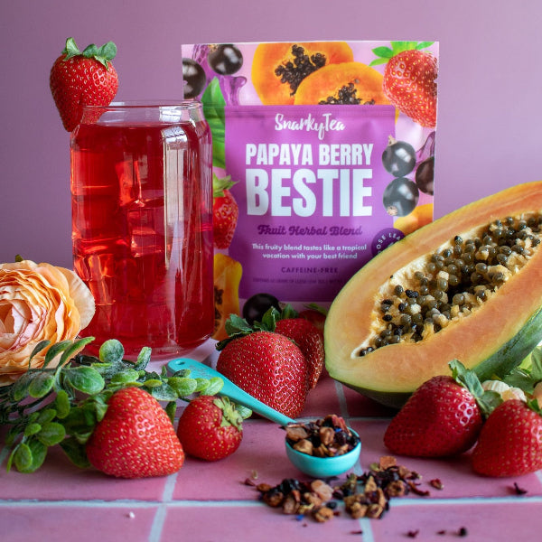 Papaya Berry Bestie - Fruit Herbal Blend